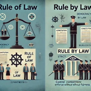 Rule of Law Rule by Law