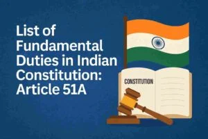 List of fundamental duties in Indian Constitution