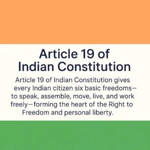 Article 19 of Indian Constitution